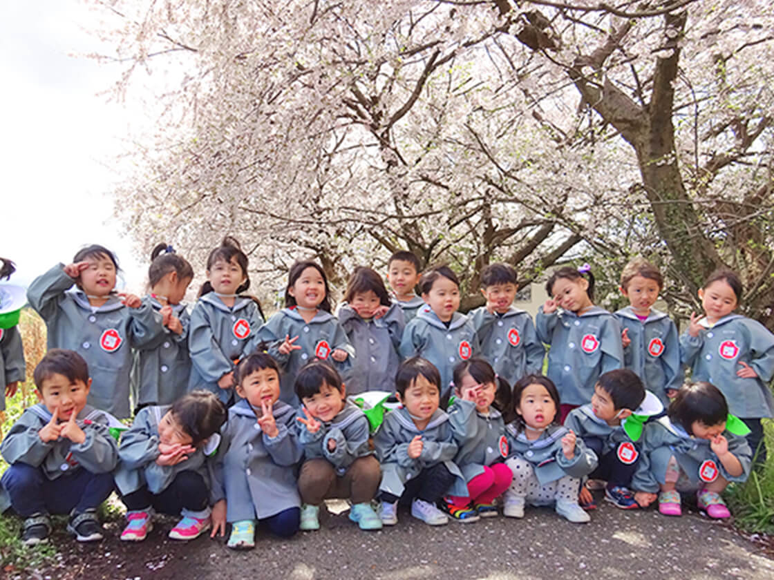 4月 入園式・進級式　花見さんぽ 石川県金沢市の幼稚園保育園連携こども園